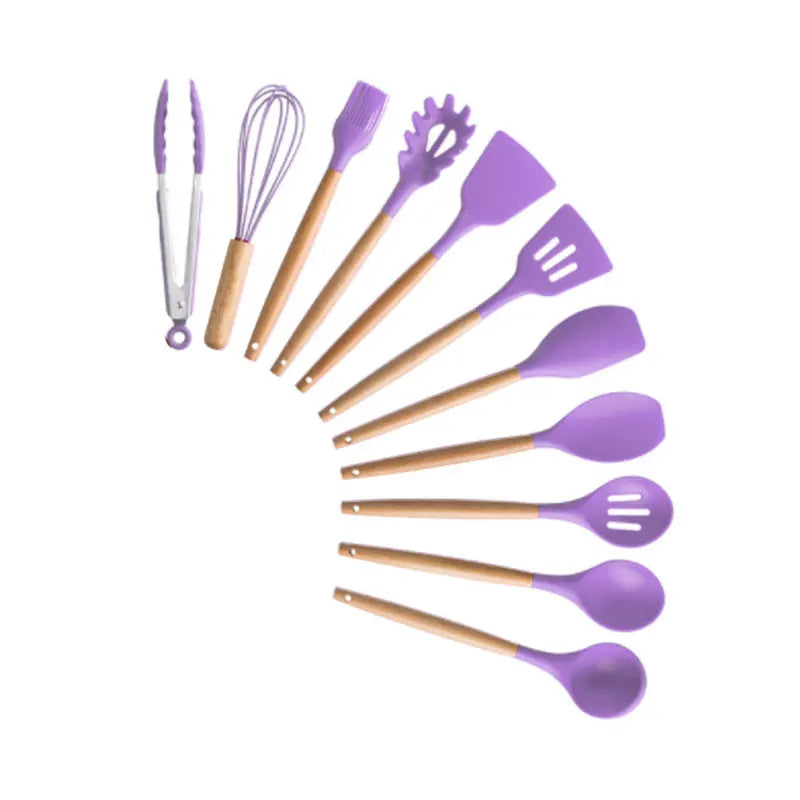 Silicone Kitchenware Cooking Utensils Set Non-Stick