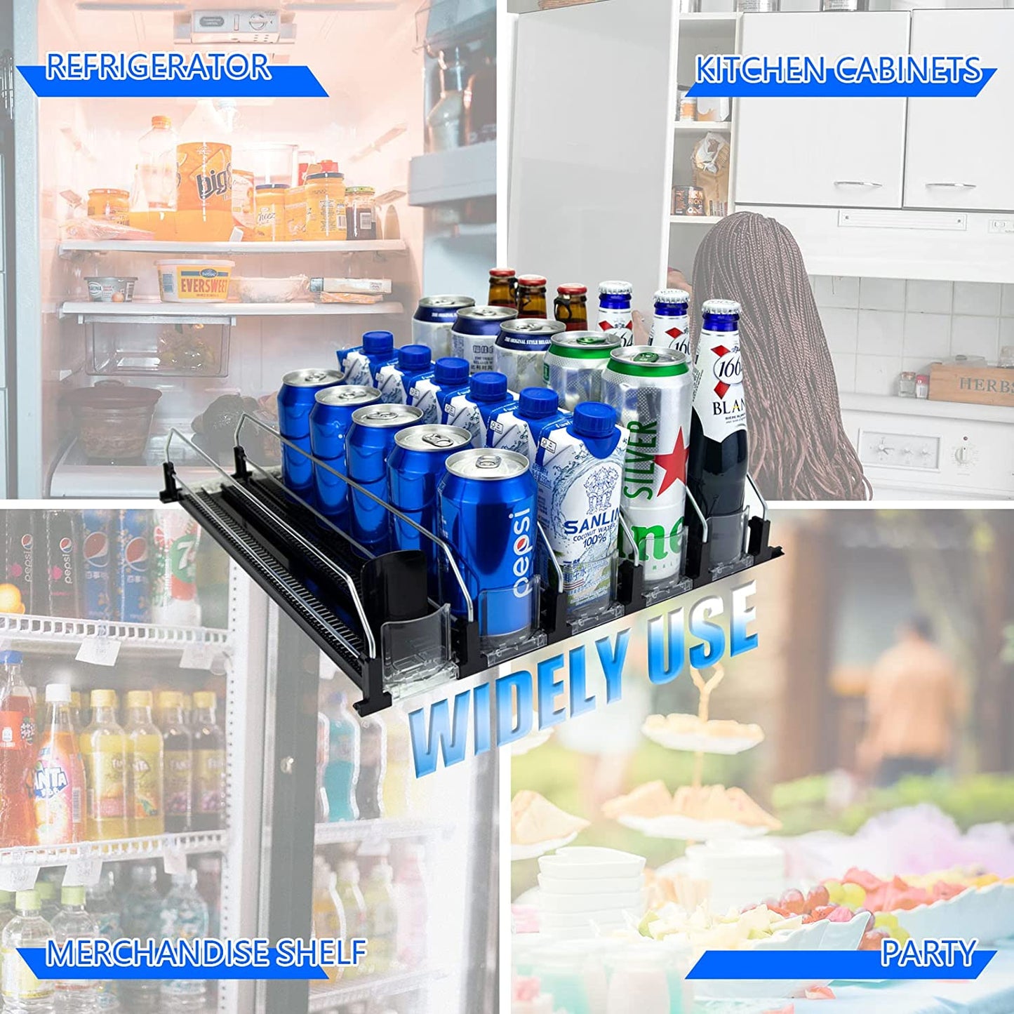 Drink Organizer for Fridge