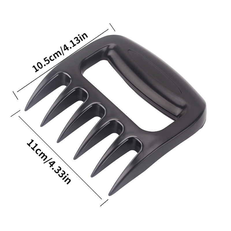 A Pair of Multi-Functional Plastic Bear Claw Meat Shredder