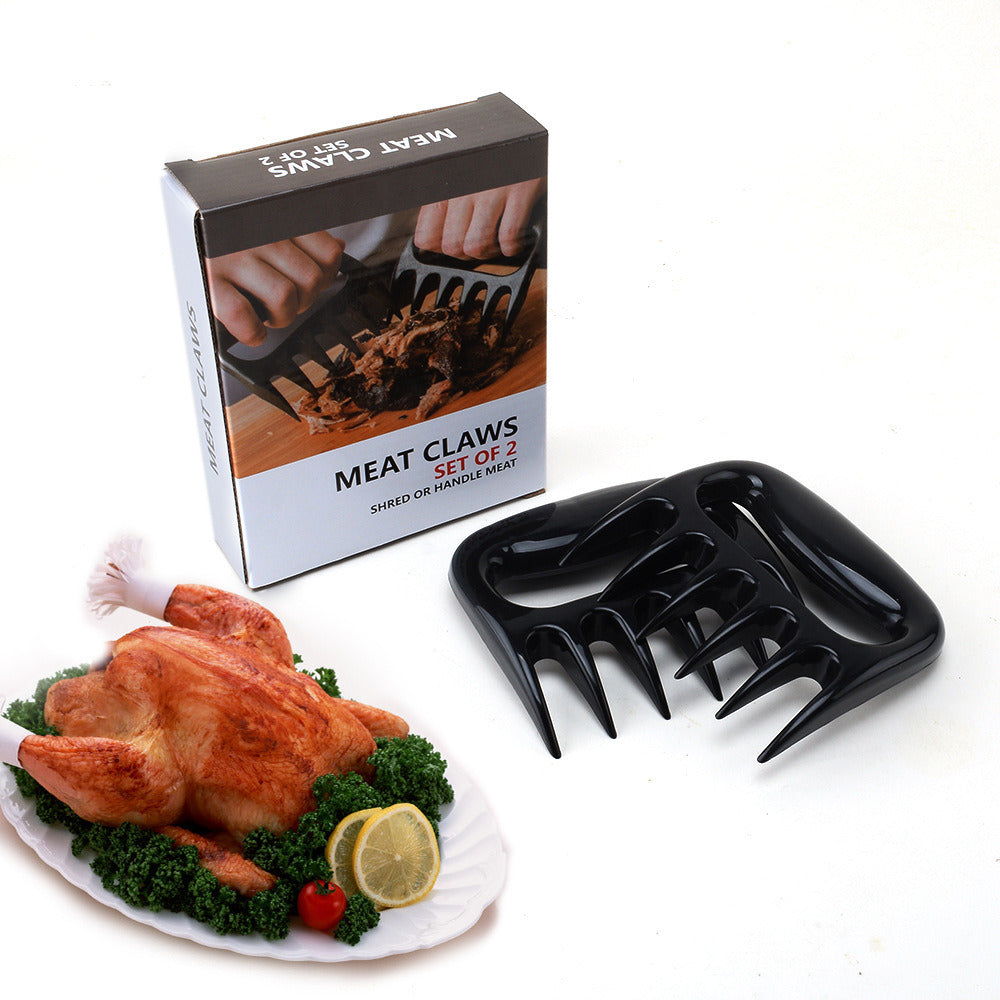 A Pair of Multi-Functional Plastic Bear Claw Meat Shredder