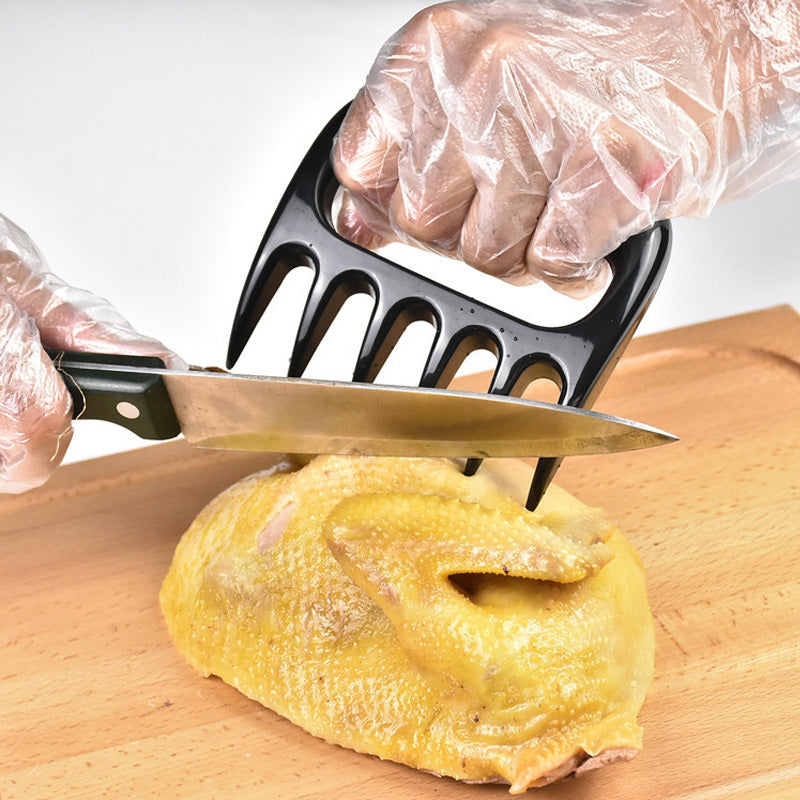 A Pair of Multi-Functional Plastic Bear Claw Meat Shredder