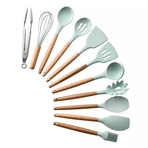 Silicone Kitchenware Cooking Utensils Set Non-Stick