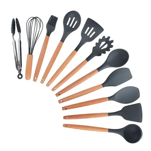 Silicone Kitchenware Cooking Utensils Set Non-Stick