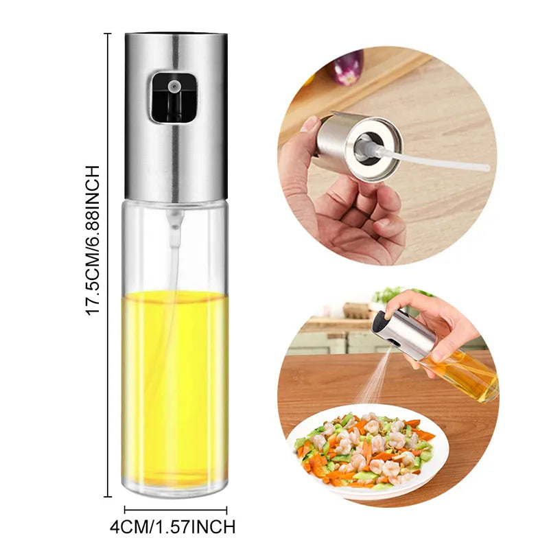 Kitchen Push Type Olive Oil Spray